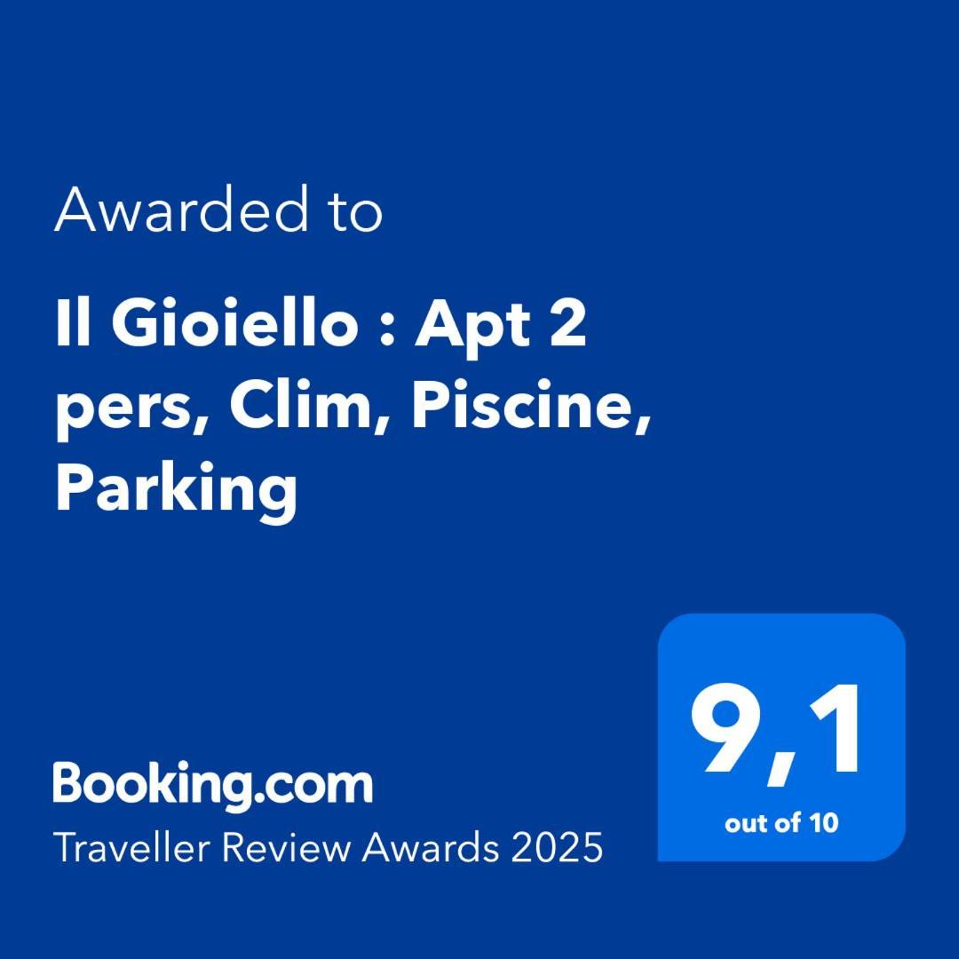 Il Gioiello : Apt 2 Pers, Clim, Piscine, Parking Antibes Exterior foto